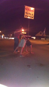 One of the guys on the way home that night.